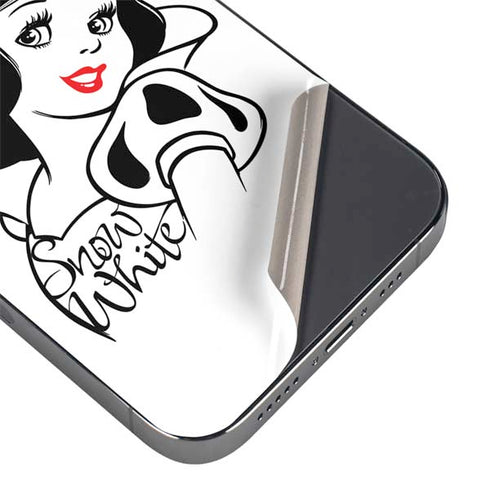 Disney Snow White Black and White Art iPhone 16e Skin
